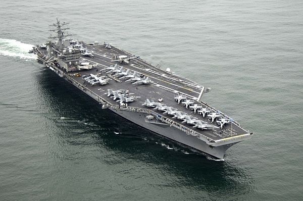 尼米兹号航回归太平洋填补美军航舰战力真空