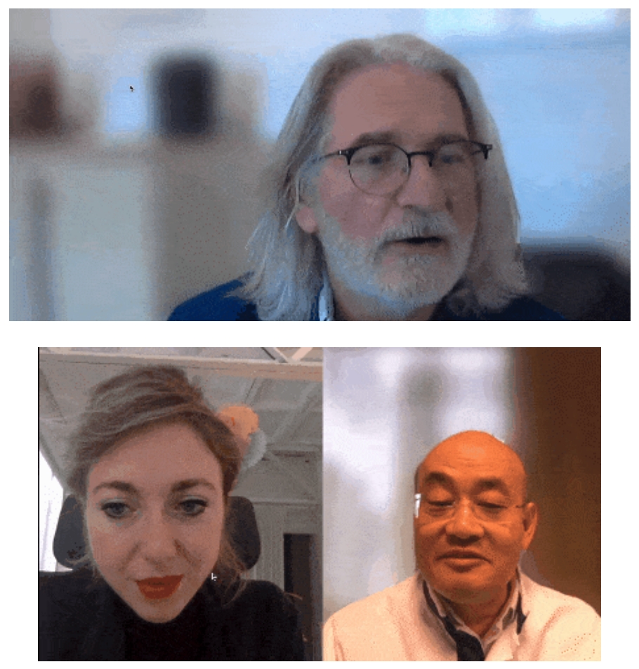 一条连线人造子宫专家：Frans van de Vosse（上）、Kok Jasmijn （左下）、Guid Oei（右下） ...