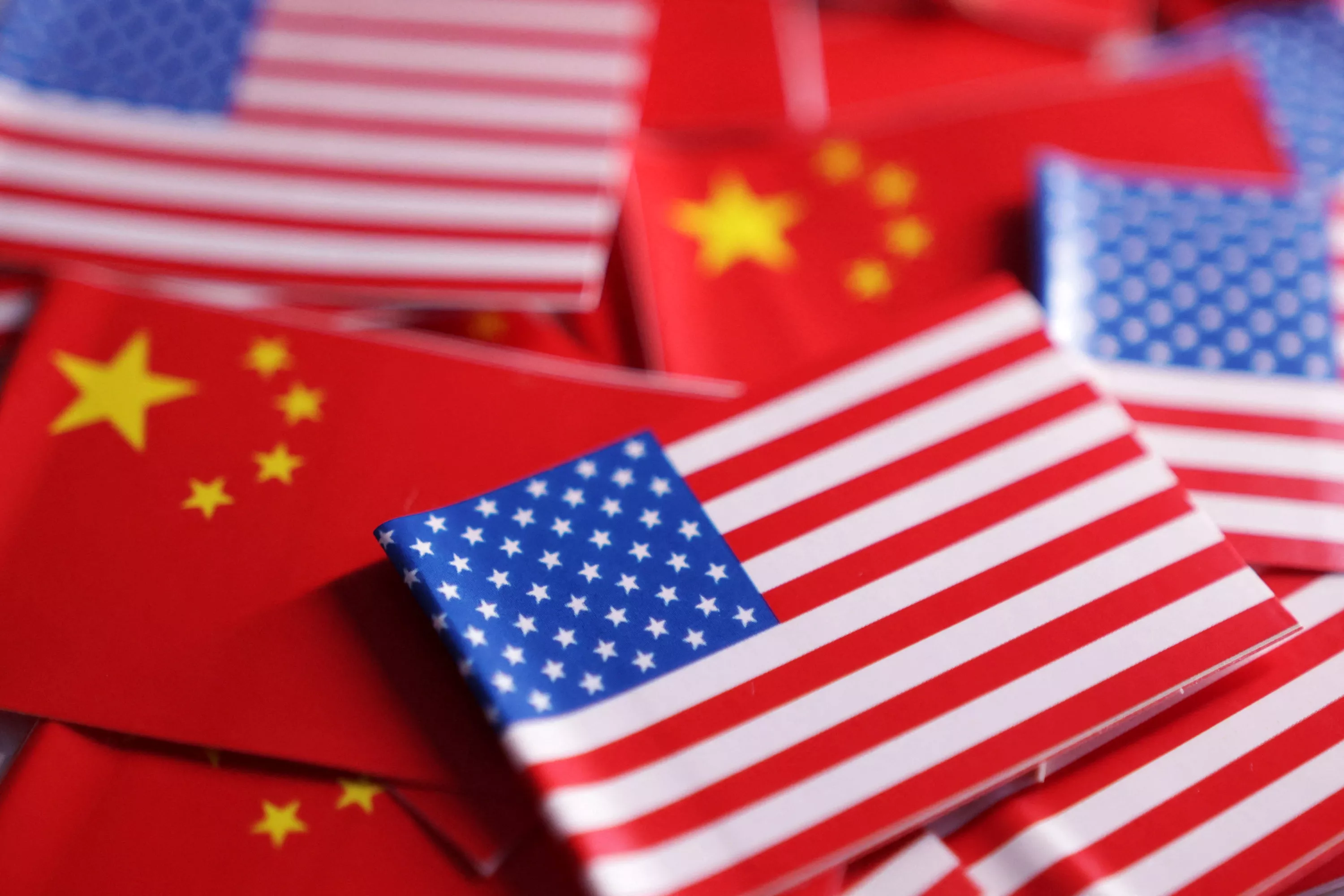 中美国旗